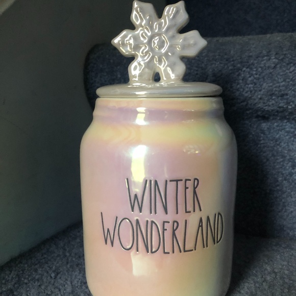 Rae Dunn Kitchen New Rae Dunn Winter Wonderland Blue Iridescent